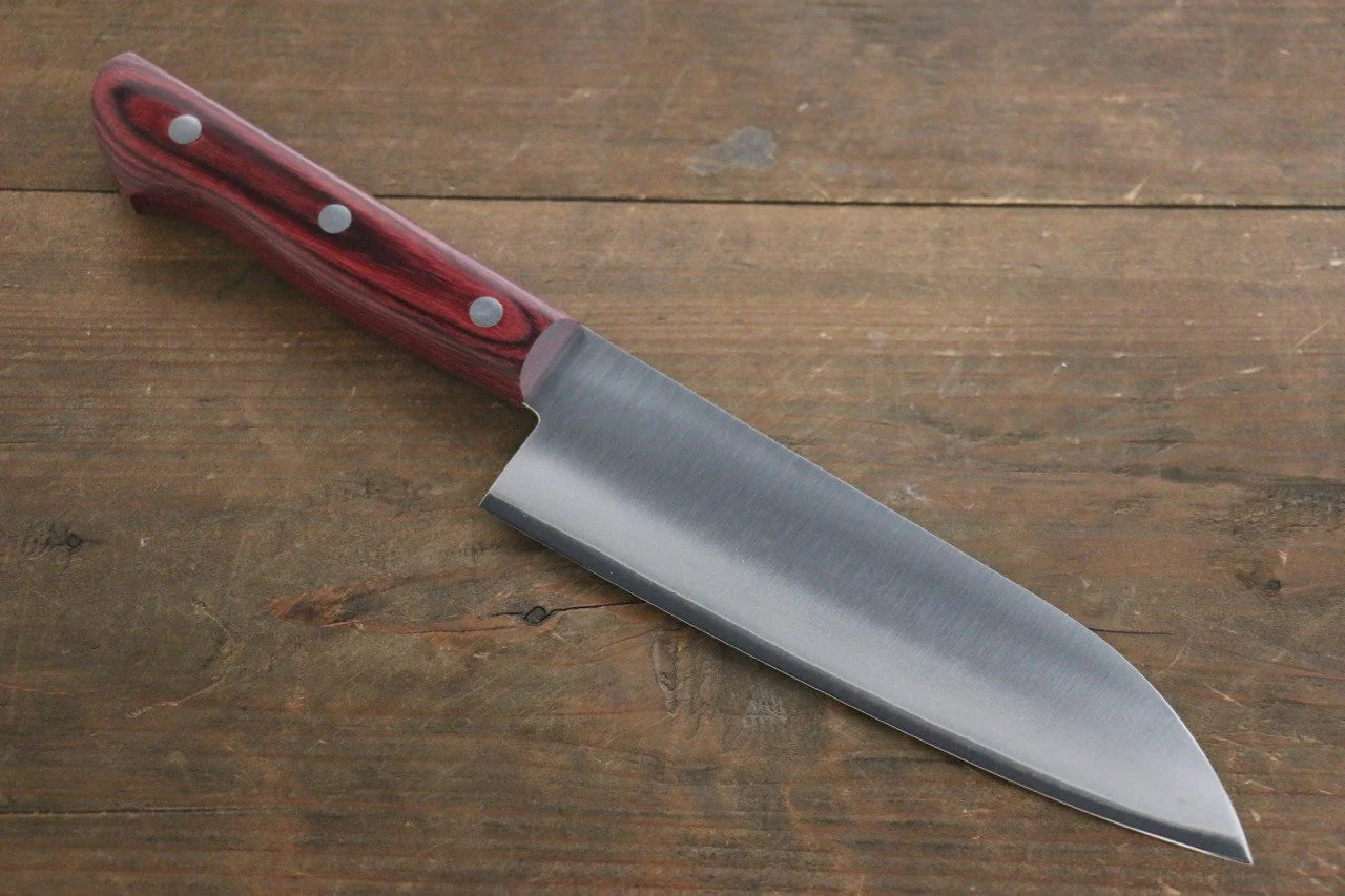 Kanetsune VG2 มีด Santoku มีดทำครัวญี่ปุ่น 165mm ด้ามไม้ Pakka wood