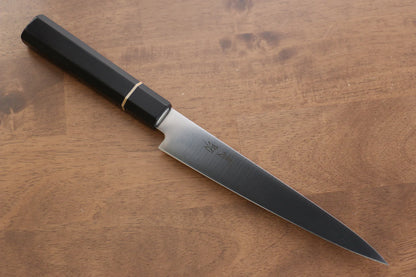 Seisuke โมลิบดินัม มีดสไลซ์ มีดทำครัวญี่ปุ่น 180mm ไม้ Pakka wood สีดำด้าม