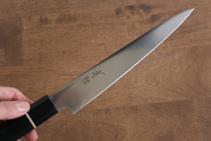 Seisuke โมลิบดินัม มีดสไลซ์ มีดทำครัวญี่ปุ่น 180mm ไม้ Pakka wood สีดำด้าม