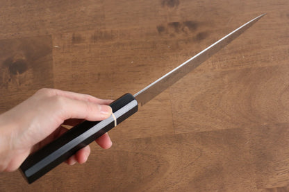 Seisuke โมลิบดินัม มีดสไลซ์ มีดทำครัวญี่ปุ่น 180mm ไม้ Pakka wood สีดำด้าม