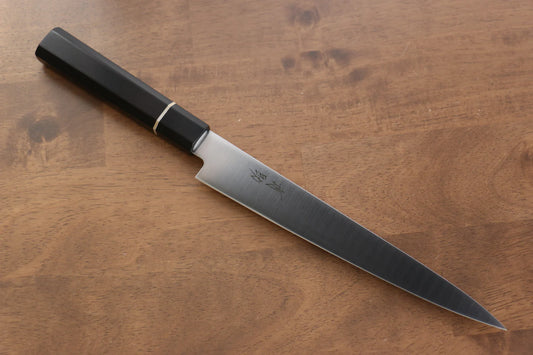 Seisuke โมลิบดินัม มีดสไลซ์ มีดทำครัวญี่ปุ่น 210mm ไม้ Pakka wood สีดำด้าม