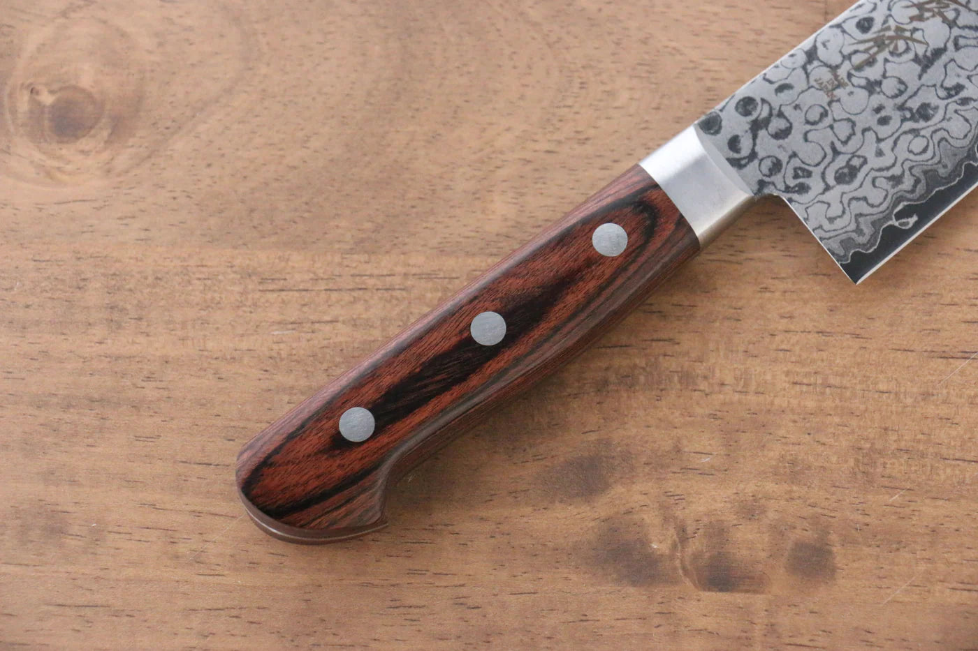 Sakai Takayuki VG10 ดามัสกัส 17 ชั้น ขัดขึ้นเงากระจก มีด Japanese Santoku & มีดขนาดเล็ก  Petty มีดทำครัวญี่ปุ่น mm