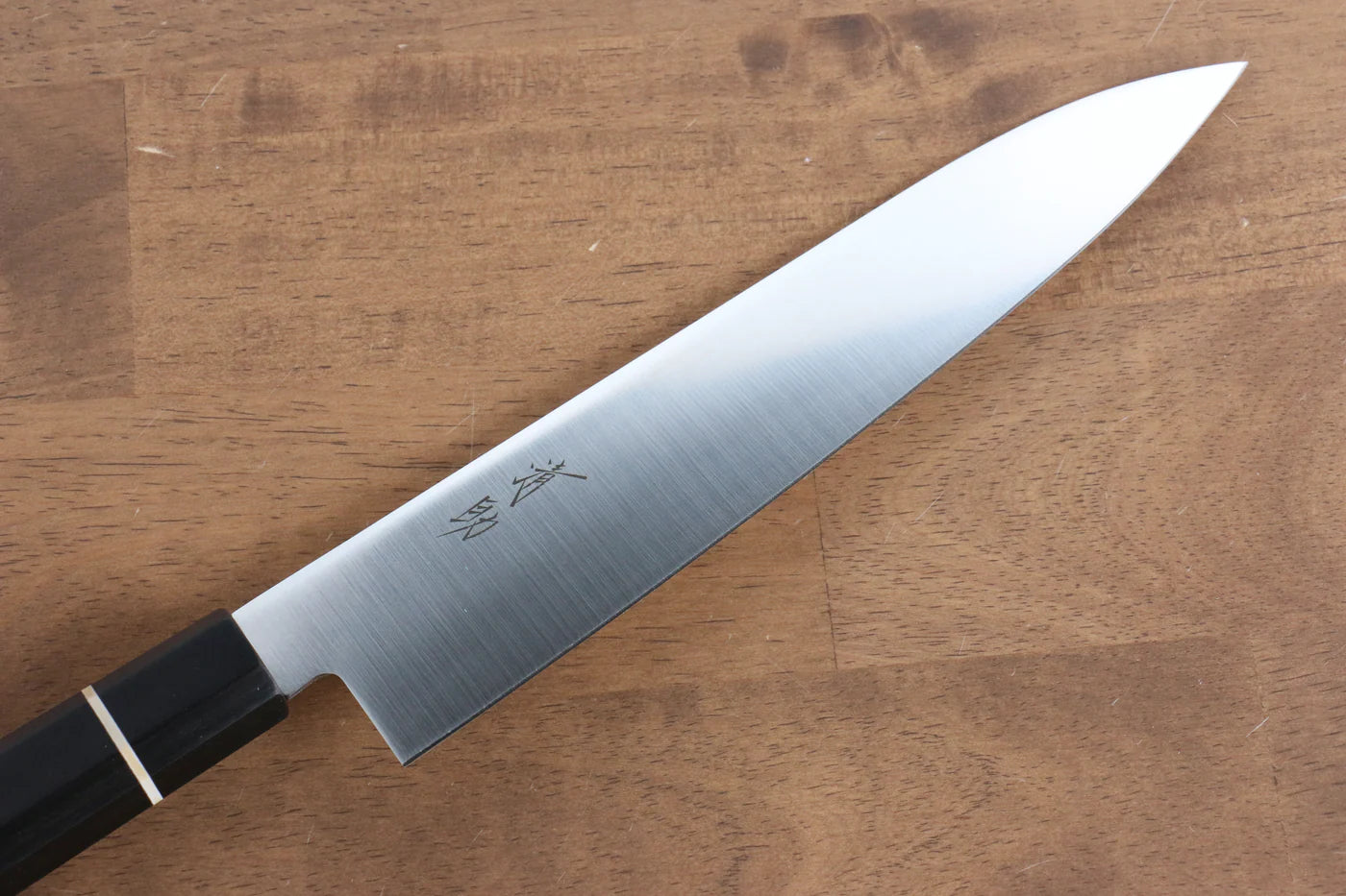 Seisuke โมลิบดินัม มีดกิวโตะ Gyuto มีดทำครัวญี่ปุ่น 210mm ไม้ Pakka wood สีดำด้าม