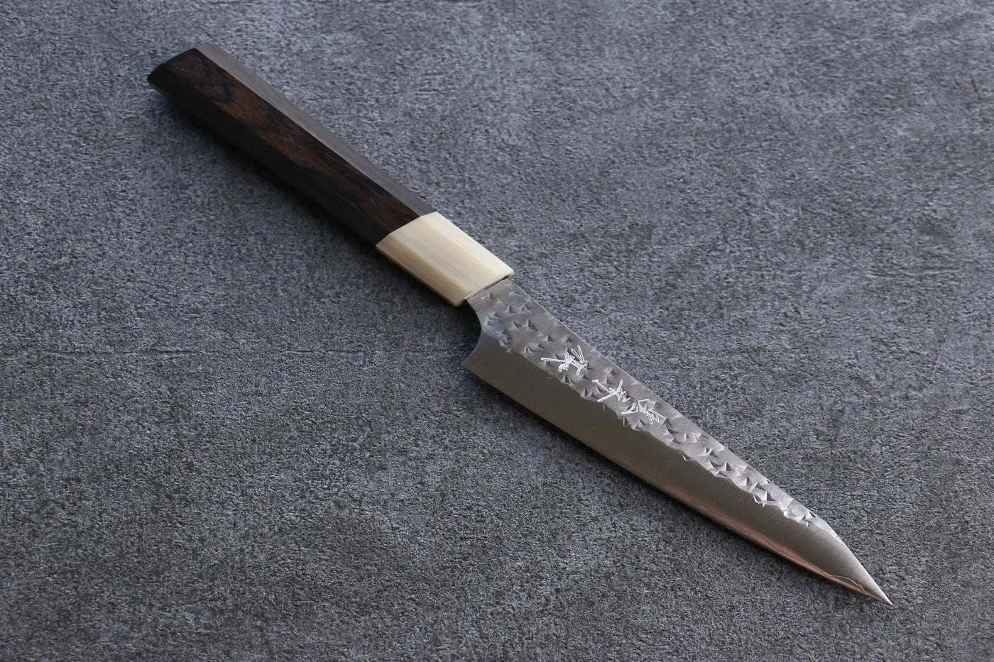 Yu Kurosaki Senko R2/SG2 ลายค้อนตี มีดขนาดเล็ก  Petty มีดทำครัวญี่ปุ่น 130mm ไม้มะเกลือด้าม