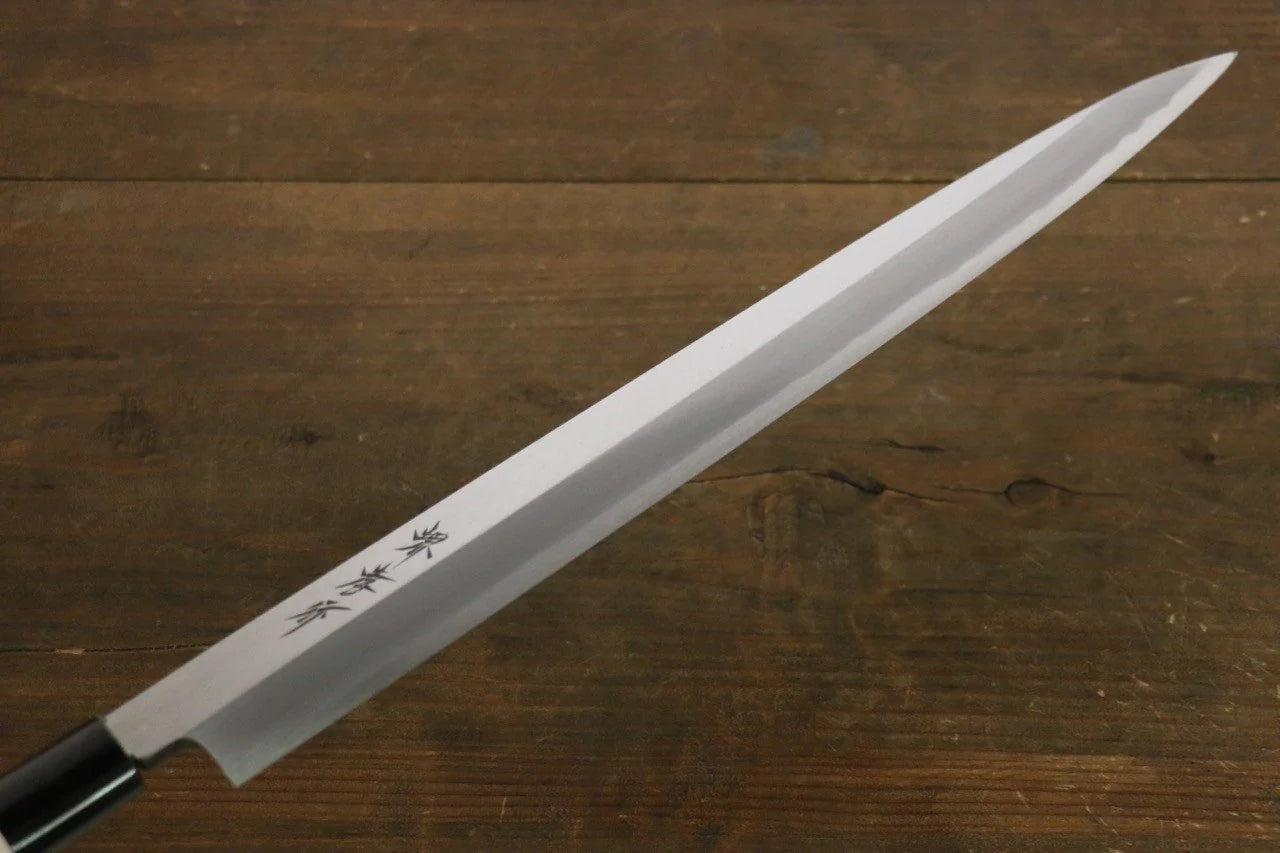 Sakai Takayuki Kasumi White Steel (เหล็กกล้าขาว) มีด Yanagiba มีดทำครัวญี่ปุ่น ด้ามต้นเเมกโนเลีย