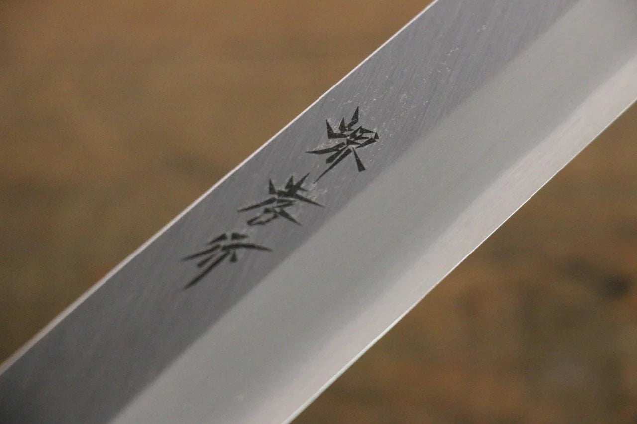 Sakai Takayuki Kasumi White Steel (เหล็กกล้าขาว) มีด Yanagiba มีดทำครัวญี่ปุ่น ด้ามต้นเเมกโนเลีย