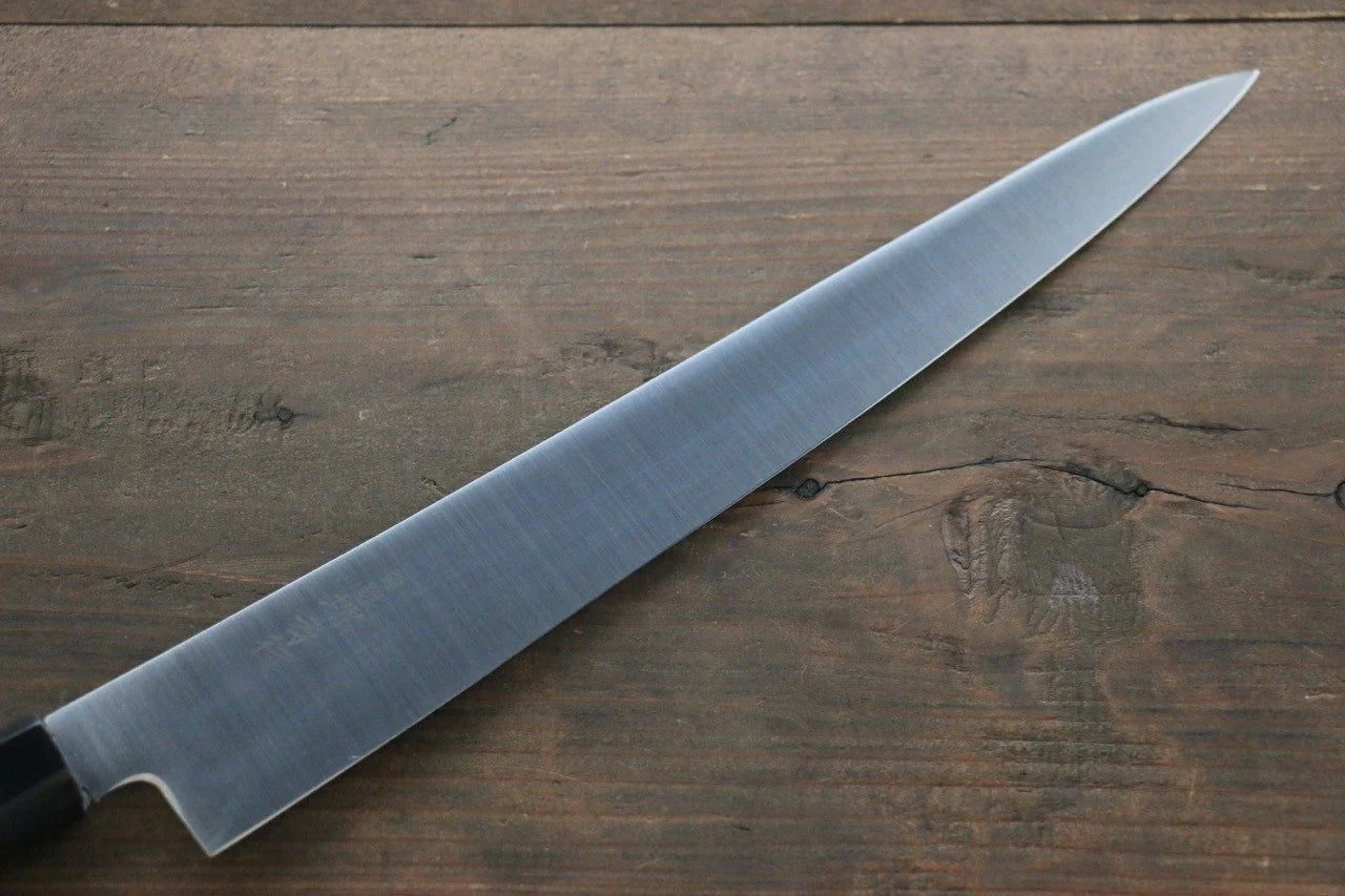 Sakai Takayuki Grand Chef Grand Chef Swedish Steel (เหล็กสวีเดน) มีดเลาะเอ็น Sujihiki มีดทำครัวญี่ปุ่น 240mm ด้ามต้นเเมกโนเลีย