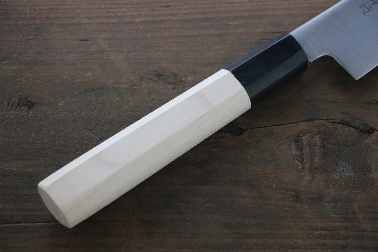 Sakai Takayuki Grand Chef Grand Chef Swedish Steel (เหล็กสวีเดน) มีดเลาะเอ็น Sujihiki มีดทำครัวญี่ปุ่น 240mm ด้ามต้นเเมกโนเลีย