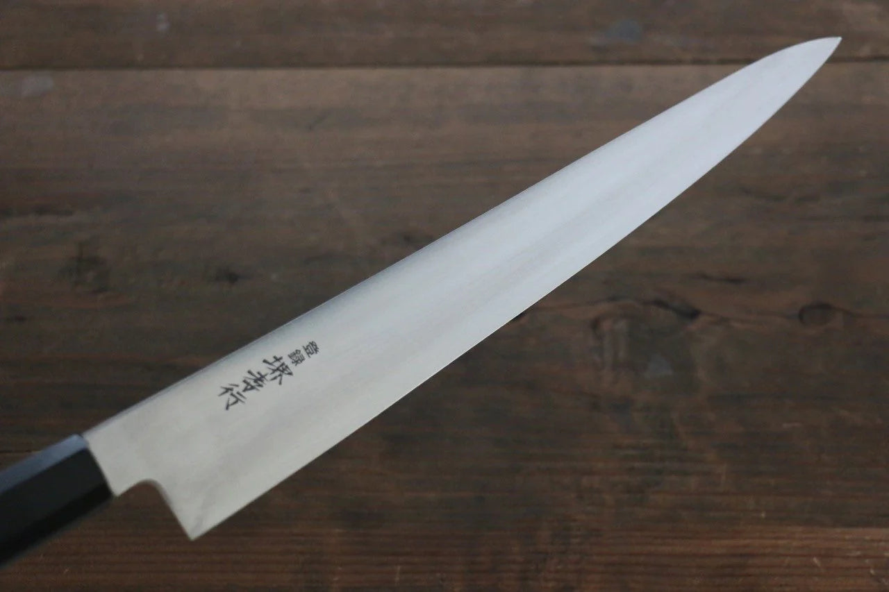 Sakai Takayuki Grand Chef Grand Chef Swedish Steel (เหล็กสวีเดน) มีดเลาะเอ็น Sujihiki มีดทำครัวญี่ปุ่น 240mm ด้ามต้นเเมกโนเลีย