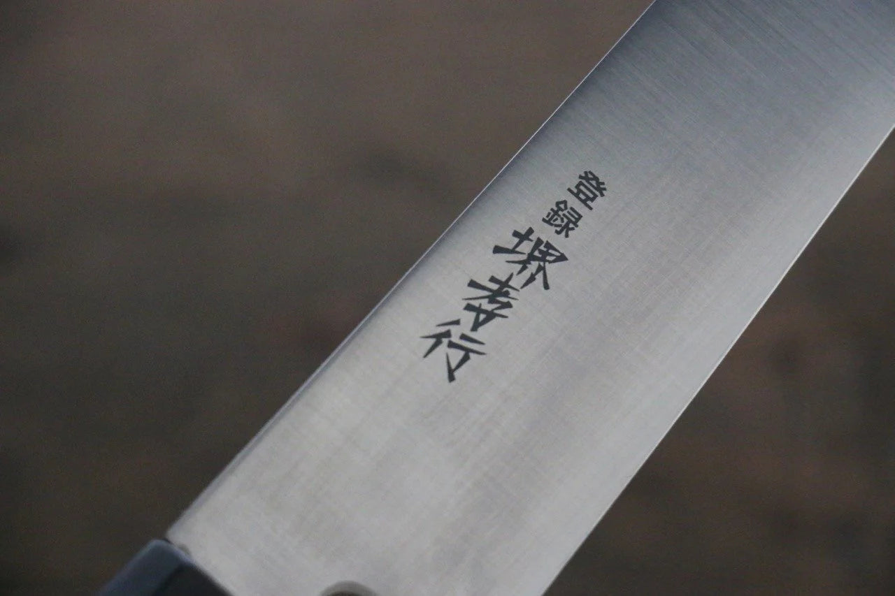 Sakai Takayuki Grand Chef Grand Chef Swedish Steel (เหล็กสวีเดน) มีดเลาะเอ็น Sujihiki มีดทำครัวญี่ปุ่น 240mm ด้ามต้นเเมกโนเลีย