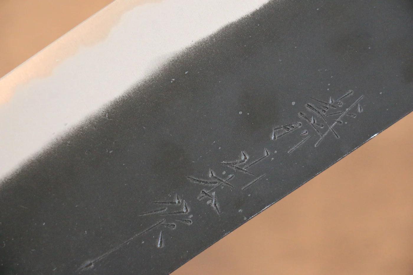 Nao Yamamoto White Steel (เหล็กกล้าขาว) Kurouchi มีดหั่นผัก Nakiri มีดทำครัวญี่ปุ่น 180mm ด้ามไม้วอลนัท