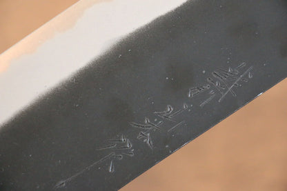 Nao Yamamoto White Steel (เหล็กกล้าขาว) Kurouchi มีดหั่นผัก Nakiri มีดทำครัวญี่ปุ่น 180mm ด้ามไม้วอลนัท