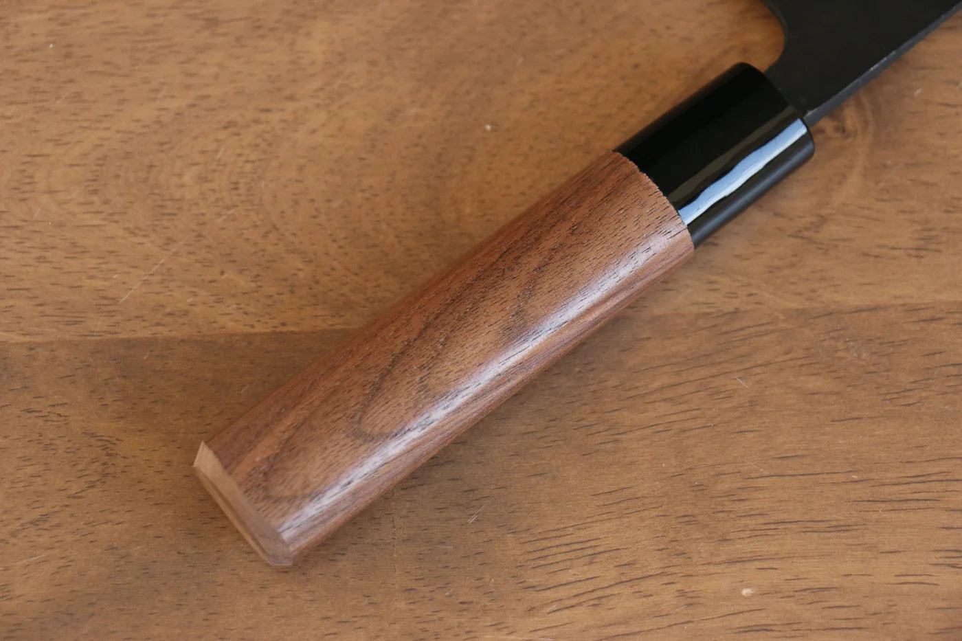 Nao Yamamoto White Steel (เหล็กกล้าขาว) Kurouchi มีดหั่นผัก Nakiri มีดทำครัวญี่ปุ่น 180mm ด้ามไม้วอลนัท