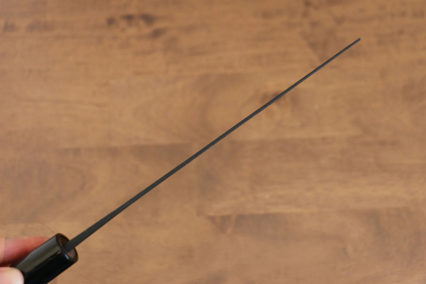 Nao Yamamoto White Steel (เหล็กกล้าขาว) Kurouchi มีดหั่นผัก Nakiri มีดทำครัวญี่ปุ่น 180mm ด้ามไม้วอลนัท