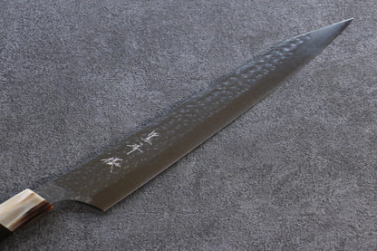Yu Kurosaki Senko R2/SG2 ลายค้อนตี มีดเลาะเอ็น Sujihiki มีดทำครัวญี่ปุ่น 270mm ไม้มะเกลือด้าม