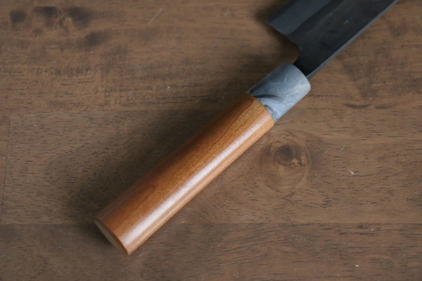 Nao Yamamoto White Steel (เหล็กกล้าขาว) No.2 Kurouchi มีดเลาะเอ็น Sujihiki มีดทำครัวญี่ปุ่น 270mm ด้ามซากุระ