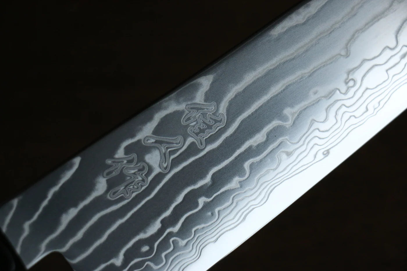 Kajin เหล็กโคบอลด์พิเศษ ดามัสกัส มีดกิวโตะ Gyuto มีดทำครัวญี่ปุ่น 210mm ด้ามไม้ Pakka wood สีเทา