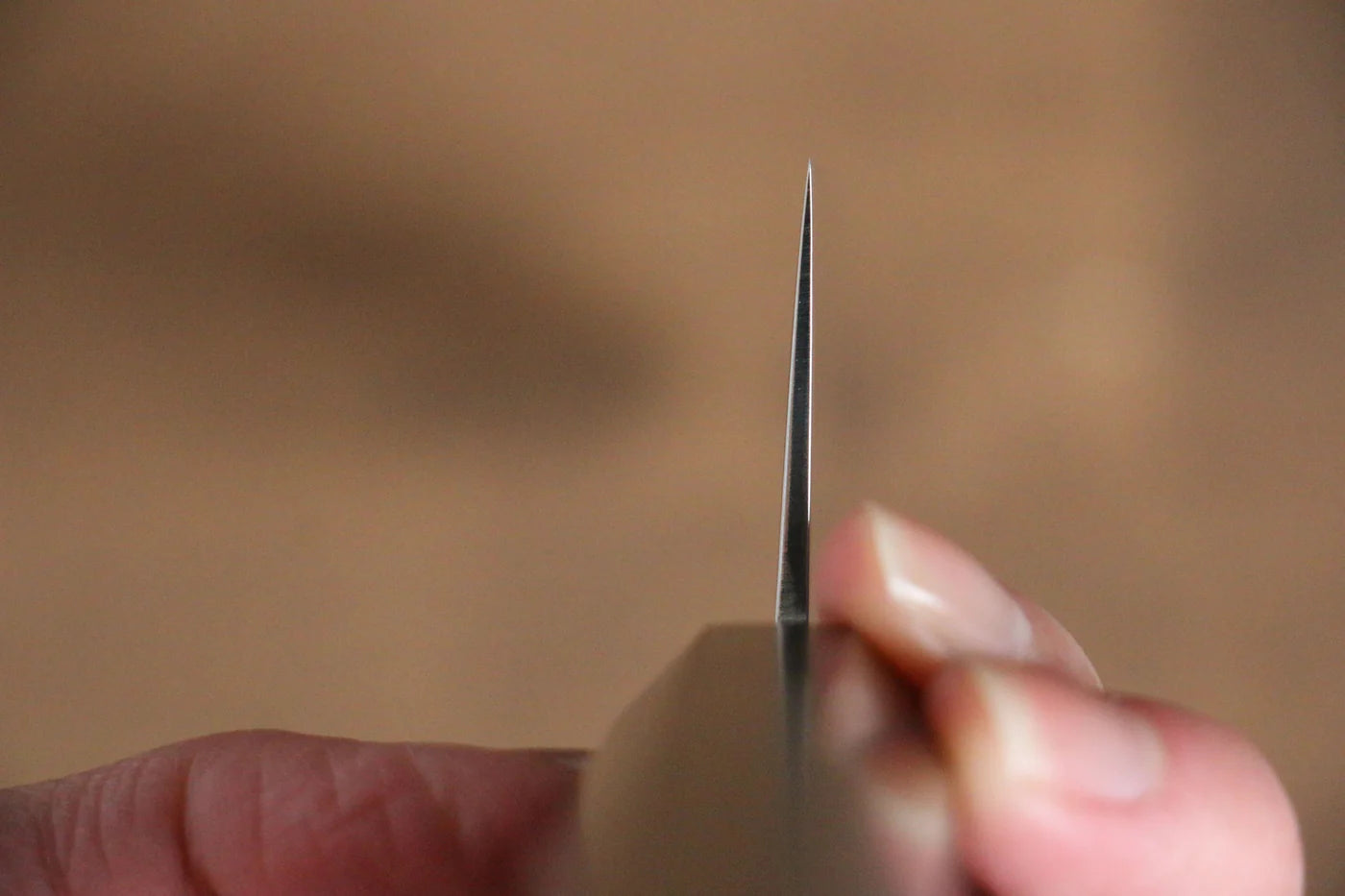 Kajin เหล็กโคบอลด์พิเศษ ดามัสกัส มีดกิวโตะ Gyuto มีดทำครัวญี่ปุ่น 210mm ด้ามไม้ Pakka wood สีเทา