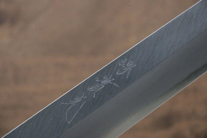 Jikko Silver Steel No.3 (เหล็กเงิน No.3) มีด Sakimaru Yanagiba มีดทำครัวญี่ปุ่น 330mm ด้ามไม้พะยูง