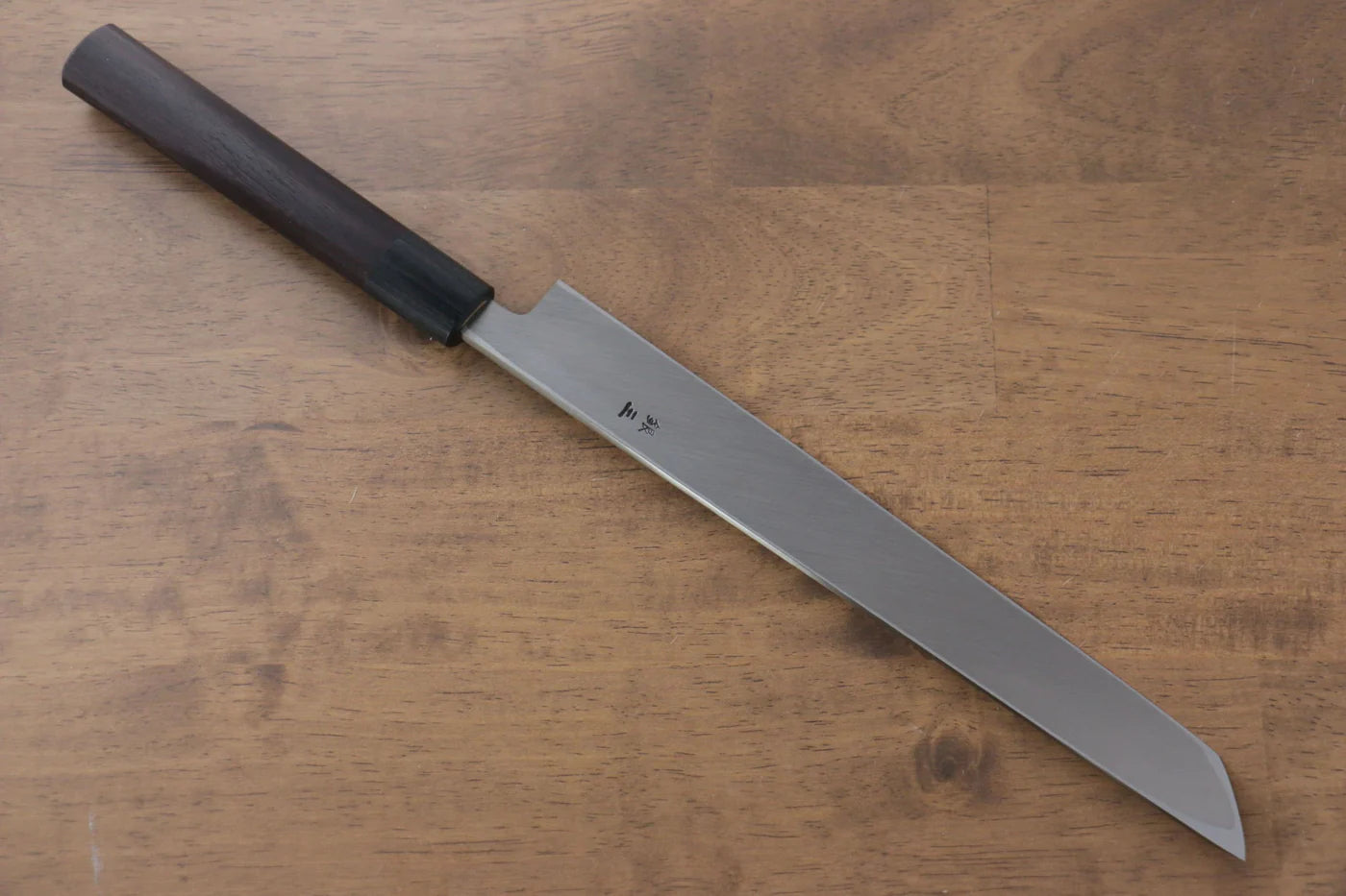 Jikko Silver Steel No.3 (เหล็กเงิน No.3) มีด Sakimaru Yanagiba มีดทำครัวญี่ปุ่น 240mm ด้ามไม้พะยูง