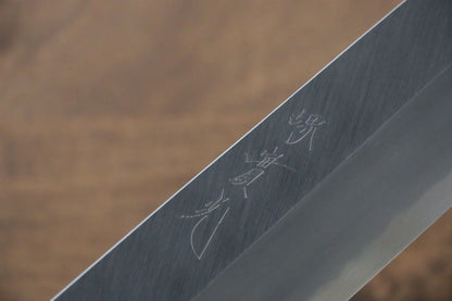 Jikko White Steel (เหล็กกล้าขาว) No.2 มีด Kamagata Usuba มีดทำครัวญี่ปุ่น 210mm ด้ามไม้พะยูง