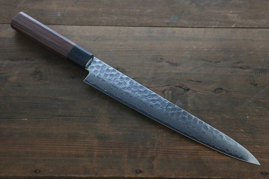 Seisuke AUS10 มีดเลาะเอ็น Sujihiki มีดทำครัวญี่ปุ่น 240mm ด้ามไม้พะยูง