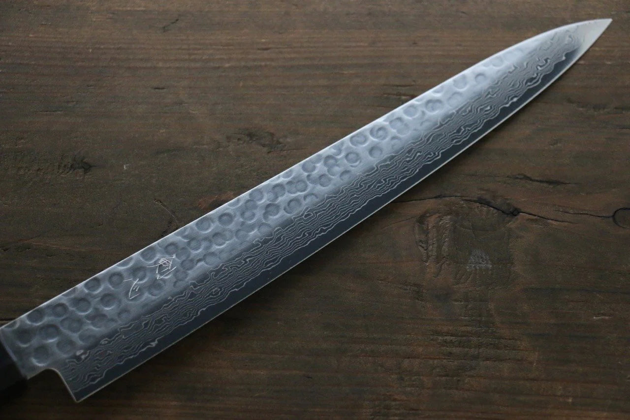 Seisuke AUS10 มีดเลาะเอ็น Sujihiki มีดทำครัวญี่ปุ่น 240mm ด้ามไม้พะยูง
