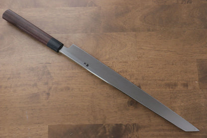 Jikko Silver Steel No.3 (เหล็กเงิน No.3) มีด Kiritsuke Yanagiba มีดทำครัวญี่ปุ่น 330mm ด้ามไม้พะยูง