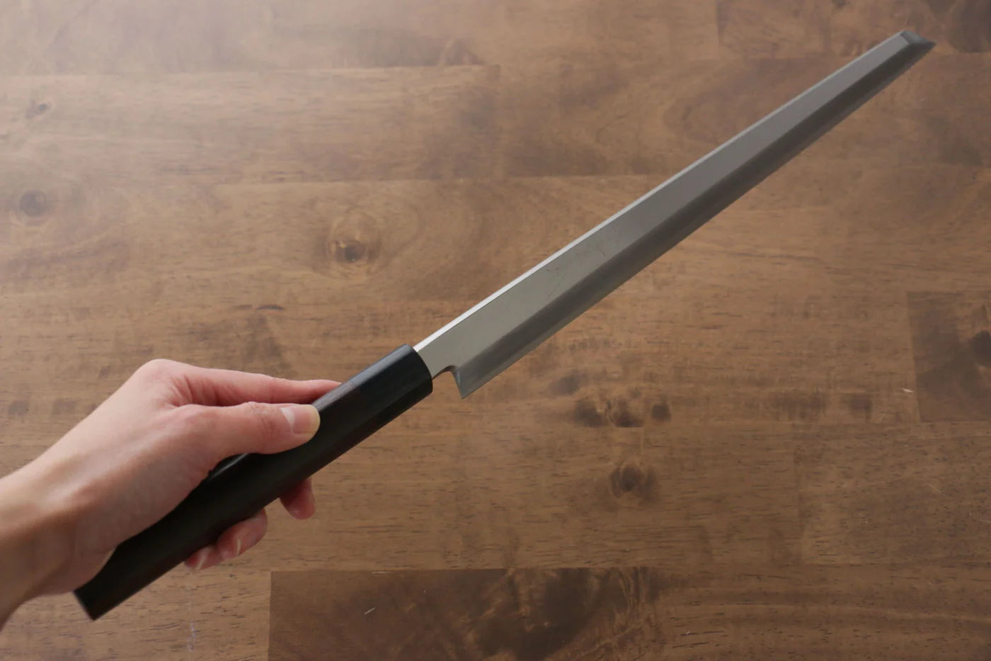 Jikko Silver Steel No.3 (เหล็กเงิน No.3) มีด Kiritsuke Yanagiba มีดทำครัวญี่ปุ่น 330mm ด้ามไม้พะยูง