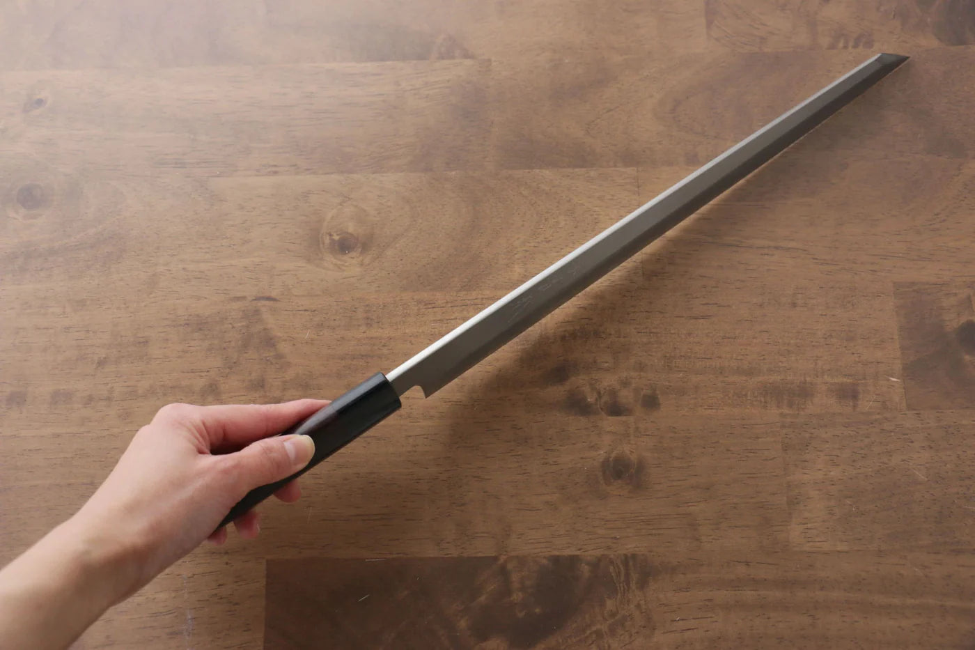 Jikko Silver Steel No.3 (เหล็กเงิน No.3) มีด Kiritsuke Yanagiba มีดทำครัวญี่ปุ่น 330mm ด้ามไม้พะยูง