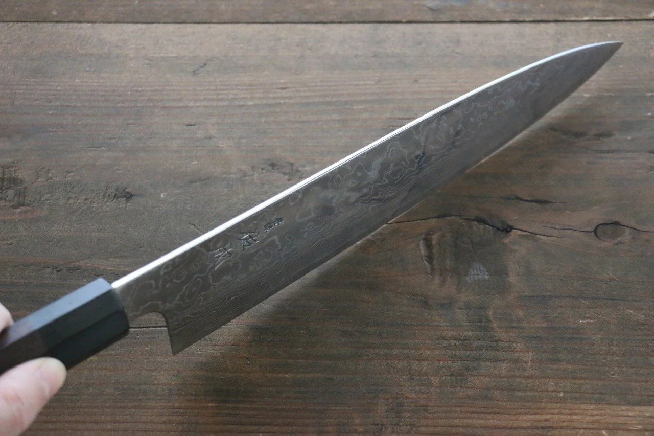 Sukenari R2/SG2 ดามัสกัส มีดกิวโตะ Gyuto มีดทำครัวญี่ปุ่น 240mm ด้ามไม้พะยูง