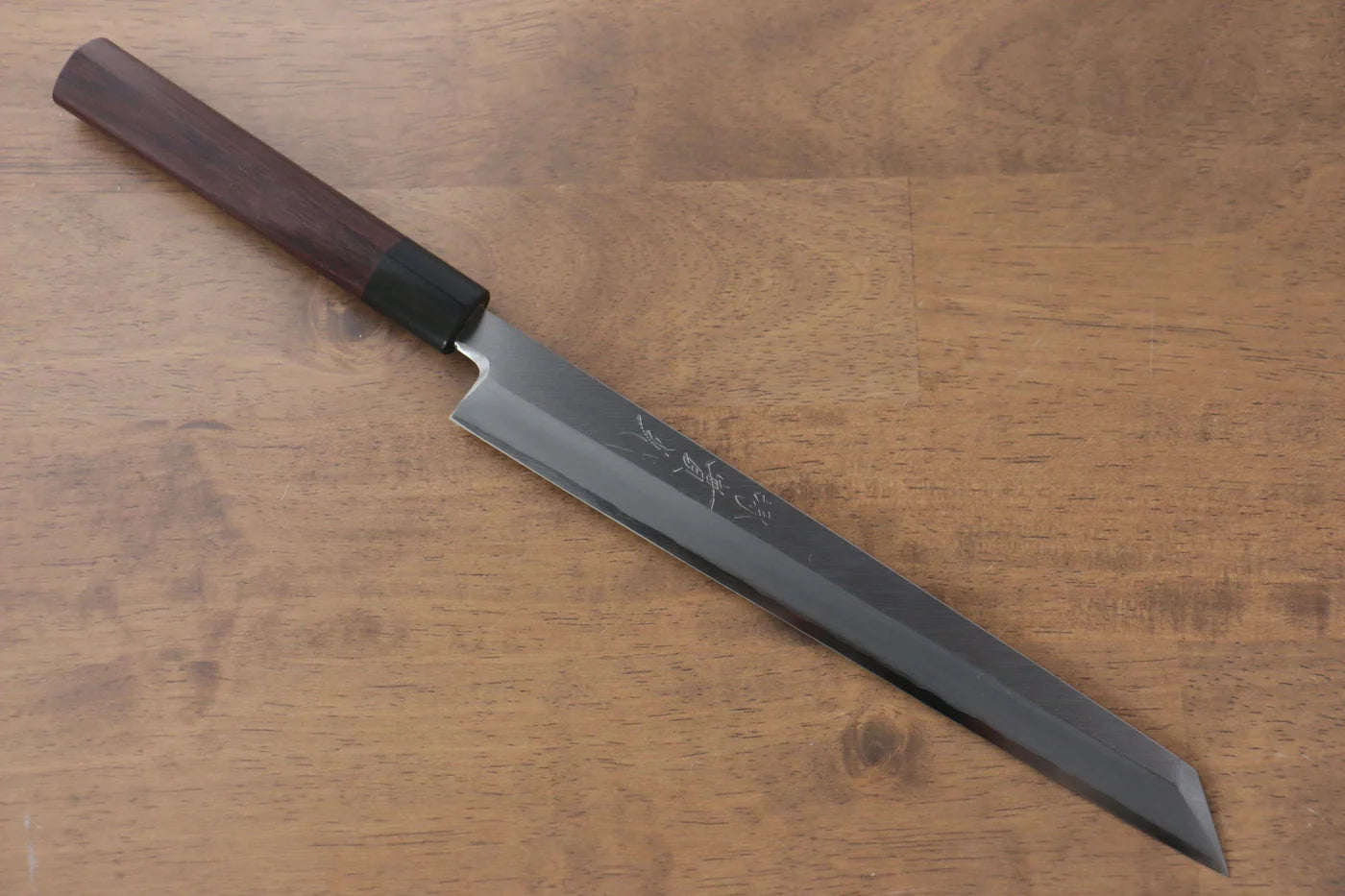Jikko Silver Steel No.3 (เหล็กเงิน No.3) มีด Kiritsuke Yanagiba มีดทำครัวญี่ปุ่น 240mm ด้ามไม้พะยูง