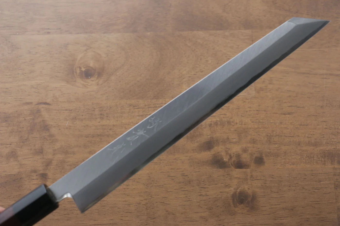 Jikko Silver Steel No.3 (เหล็กเงิน No.3) มีด Kiritsuke Yanagiba มีดทำครัวญี่ปุ่น 240mm ด้ามไม้พะยูง