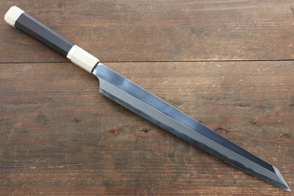 Sakai Takayuki Blue Steel (บลูสตีล) No.1 มีด Yanagiba มีดทำครัวญี่ปุ่น 300mm ด้ามไม้คะรินประดับห่วง 3ห่วง มีฝัก (ปลอก) มีด