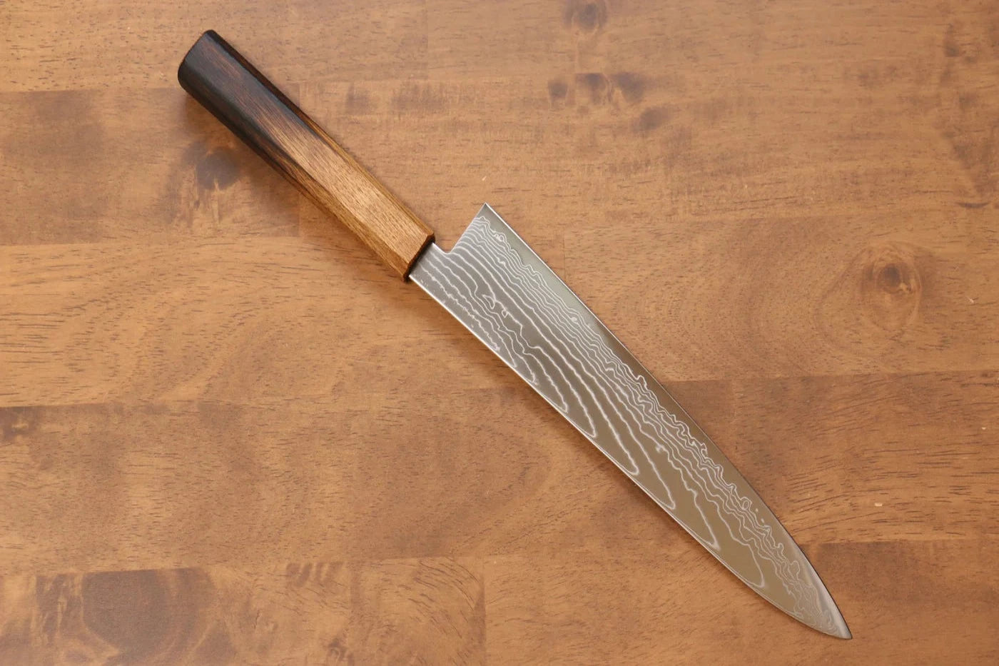 Kajin เหล็กโคบอลด์พิเศษ ดามัสกัส มีดกิวโตะ Gyuto มีดทำครัวญี่ปุ่น 240mm ด้ามไม้โอ๊กเผา (Mehakkaku)