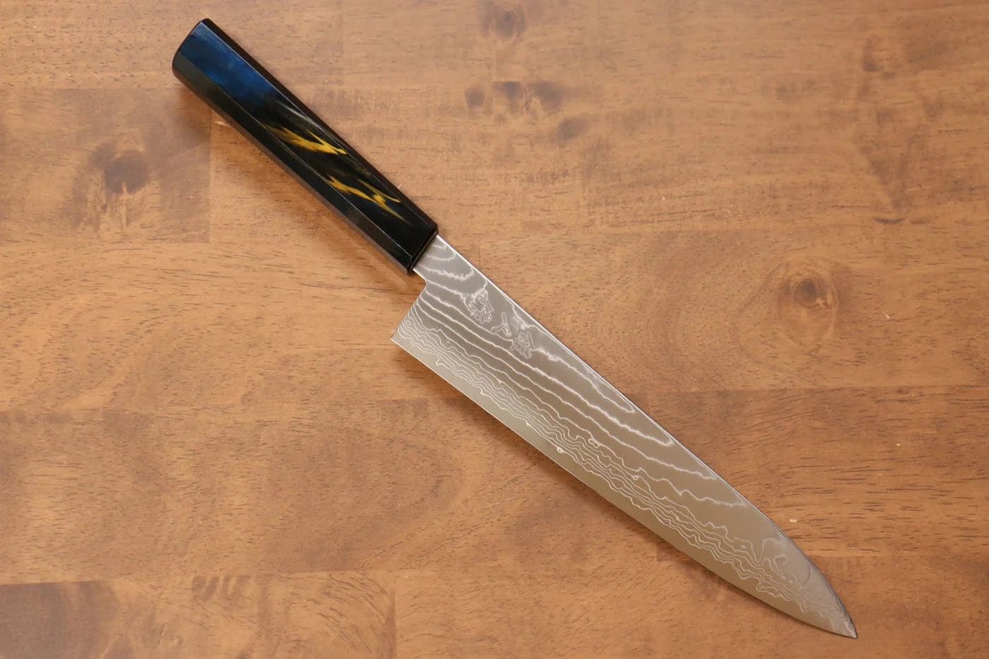 Kajin เหล็กโคบอลด์พิเศษ ดามัสกัส มีดกิวโตะ Gyuto มีดทำครัวญี่ปุ่น 240mm ด้ามเคลือบ