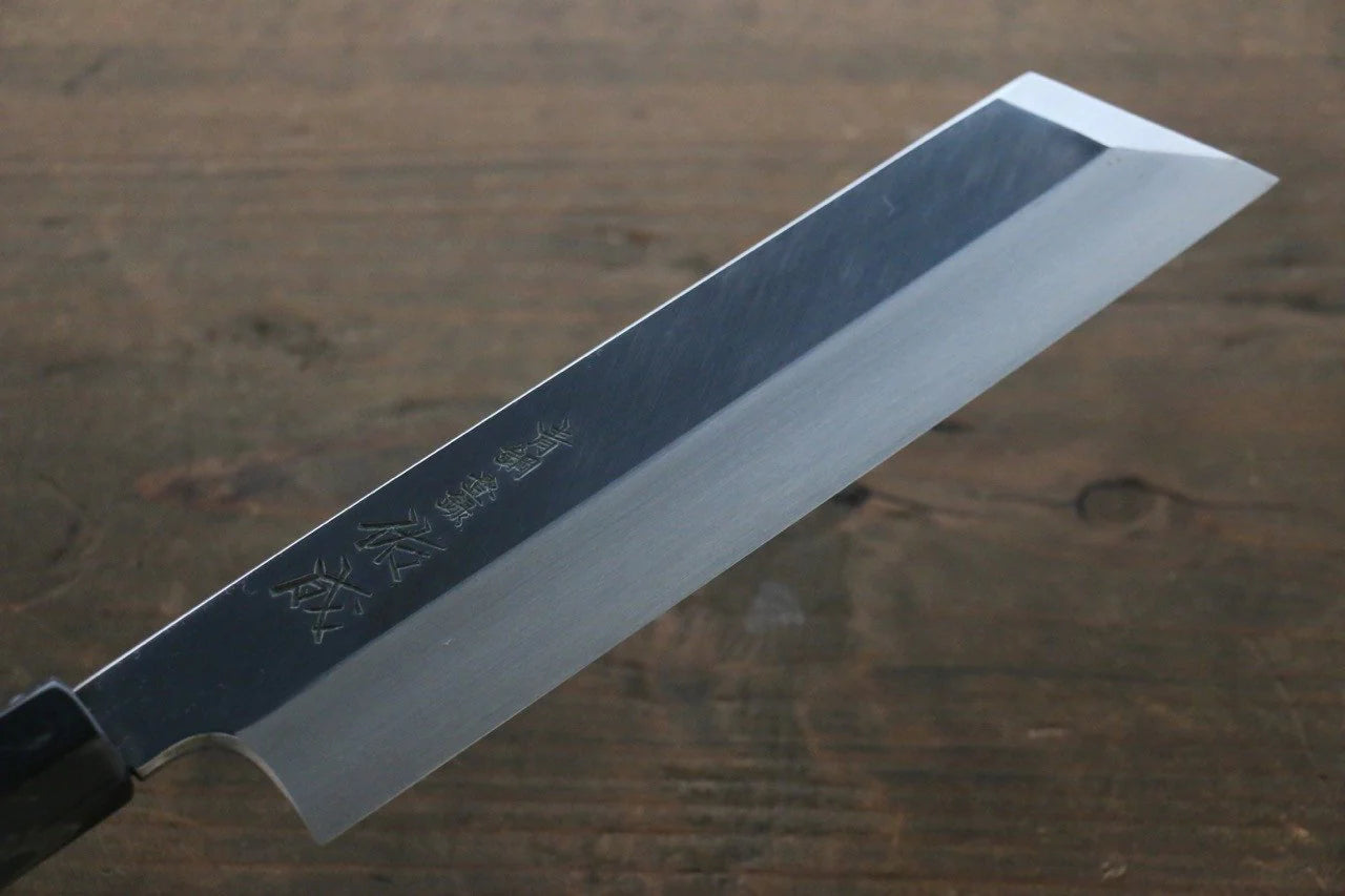 Sukenari Blue Steel (บลูสตีล) No.2 Hongasumi มีดปลอก Mukimono มีดทำครัวญี่ปุ่น 180mm ด้ามต้นเเมกโนเลีย