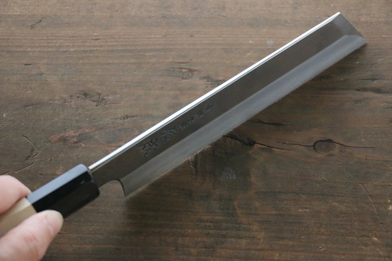 Sukenari Blue Steel (บลูสตีล) No.2 Hongasumi มีดปลอก Mukimono มีดทำครัวญี่ปุ่น 180mm ด้ามต้นเเมกโนเลีย