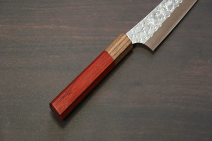Yu Kurosaki Senko Ei R2/SG2 ลายค้อนตี มีดขนาดเล็ก  Petty มีดทำครัวญี่ปุ่น 150mm ด้ามไม้ประดู่