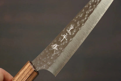 Yu Kurosaki Senko Ei R2/SG2 ลายค้อนตี มีดขนาดเล็ก  Petty มีดทำครัวญี่ปุ่น 150mm ด้ามไม้ประดู่