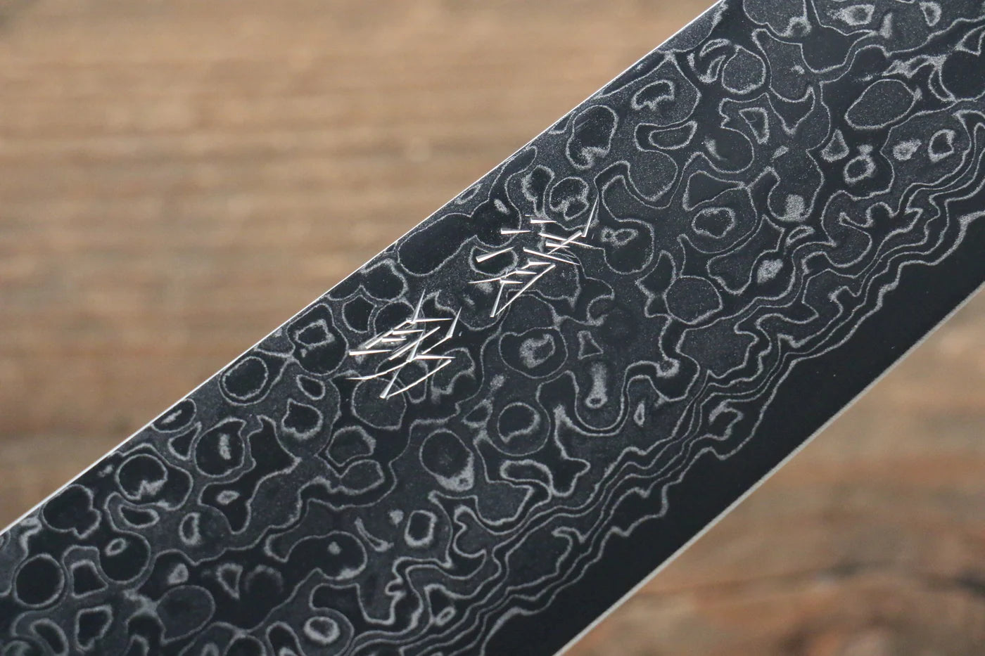 Seisuke AUS10 ดามัสกัส มีด Santoku มีดทำครัวญี่ปุ่น 180mm ด้ามไม้พะยูง
