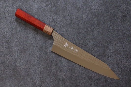 Yu Kurosaki Senko Ei R2/SG2 ลายค้อนตี มีดกิวโตะ Gyuto มีดทำครัวญี่ปุ่น 240mm ด้ามไม้ประดู่