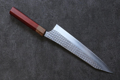 Yu Kurosaki Senko Ei R2/SG2 ลายค้อนตี มีดกิวโตะ Gyuto มีดทำครัวญี่ปุ่น 240mm ด้ามไม้ประดู่