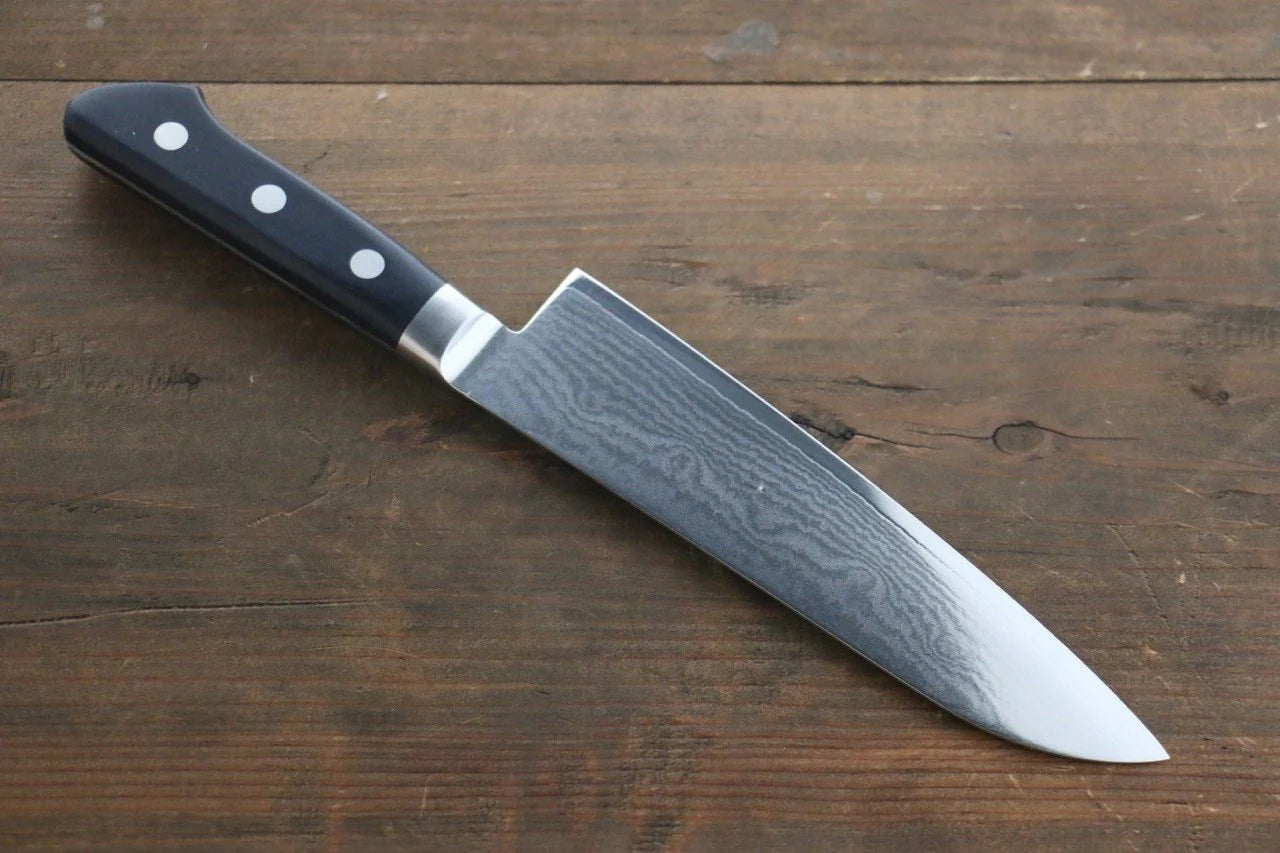 Kanetsune VG10 33 ชั้น ดามัสกัส มีด Santoku มีดทำครัวญี่ปุ่น 180mm ด้ามพลาสติก