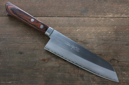 Kunihira VG1 ขัด มีด Santoku มีดทำครัวญี่ปุ่น 170mm ด้ามมะฮอกกานี