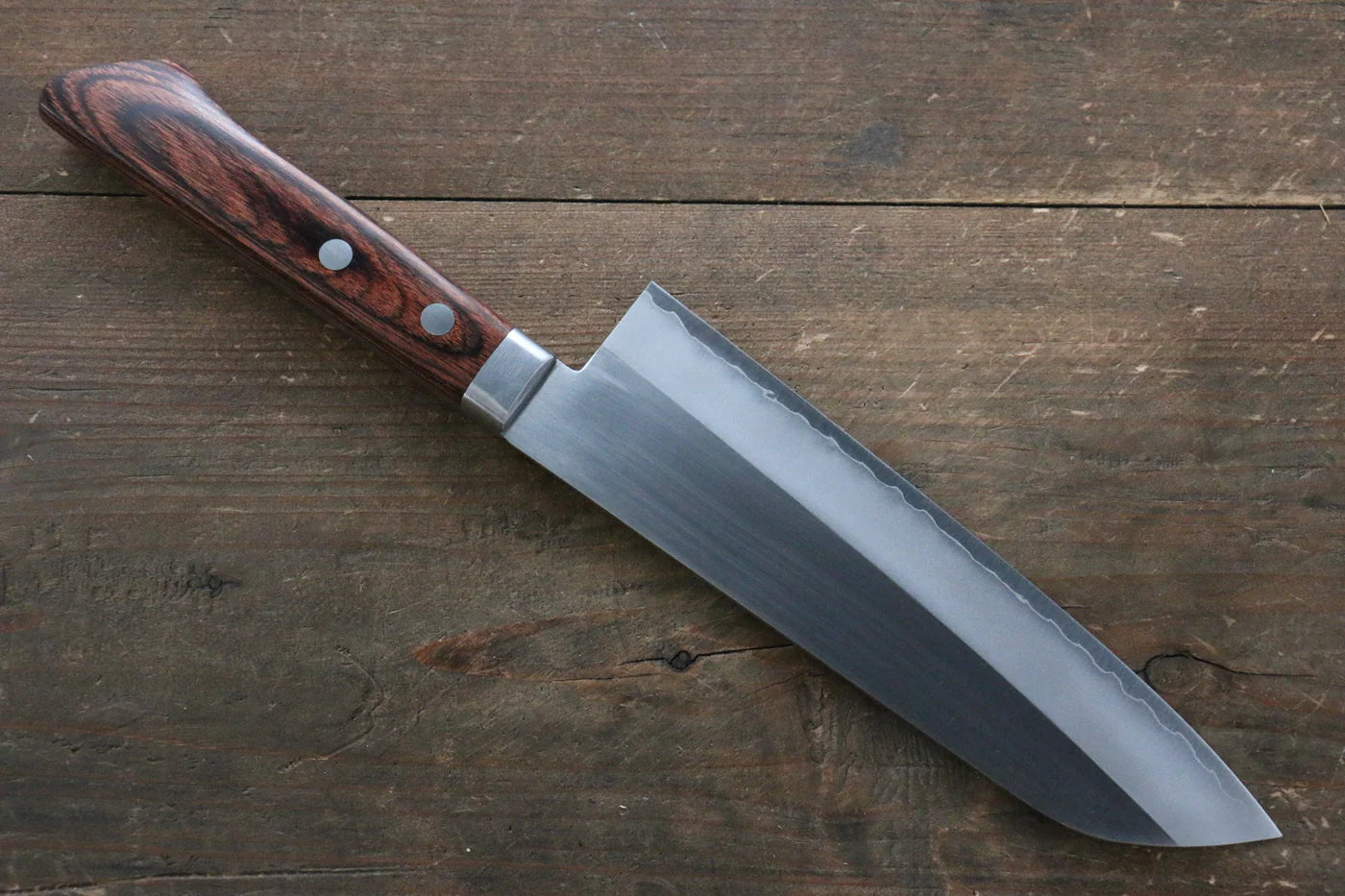 Kunihira VG1 ขัด มีด Santoku มีดทำครัวญี่ปุ่น 170mm ด้ามมะฮอกกานี