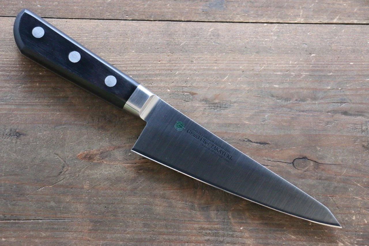 Sakai Takayuki Grand Chef Swedish Steel (เหล็กสวีเดน) มีดเลาะกระดูก Honesuki มีดทำครัวญี่ปุ่น 150mm