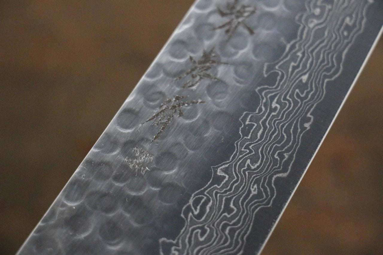 Sakai Takayuki AUS10 ดามัสกัส 45 ชั้น มีดกิวโตะ Gyuto มีดทำครัวญี่ปุ่น 210mm ด้ามไม้พะยูง