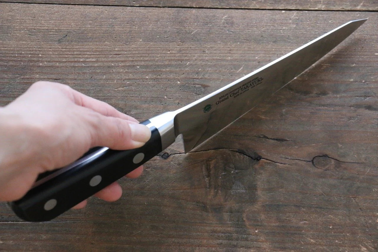 Sakai Takayuki Grand Chef Swedish Steel (เหล็กสวีเดน) มีดเลาะกระดูก Honesuki มีดทำครัวญี่ปุ่น 150mm