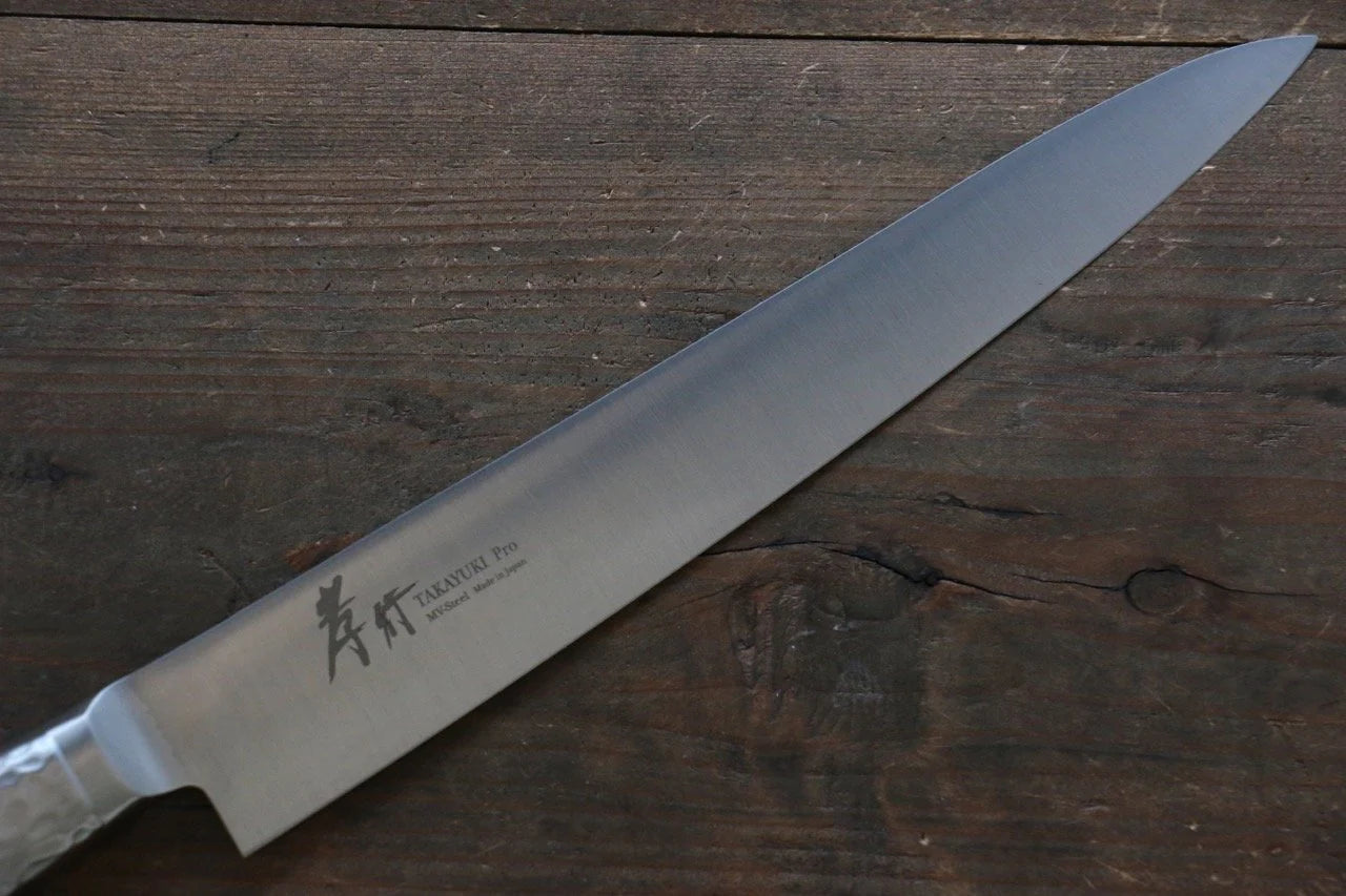 Sakai Takayuki โปร โมลิบดินัม INOX มีดเลาะเอ็น Sujihiki มีดทำครัวญี่ปุ่น 240mm